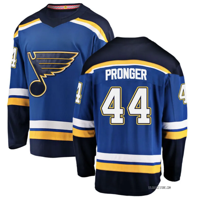 Blue Men's Chris Pronger St. Louis Blues Breakaway Home Jersey