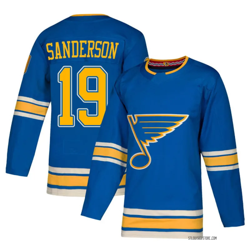 Blue Men's Derek Sanderson St. Louis Blues Authentic Alternate Jersey