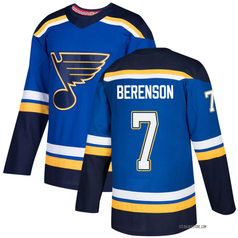 Blue Men's Red Berenson St. Louis Blues Authentic Home Jersey