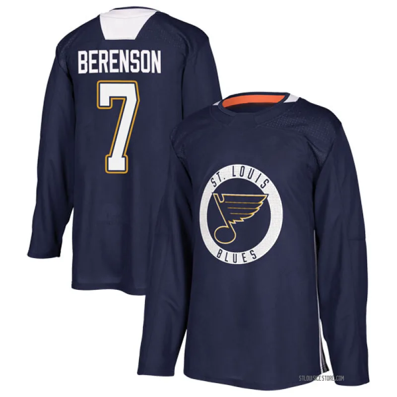 Blue Men's Red Berenson St. Louis Blues Authentic Practice Jersey