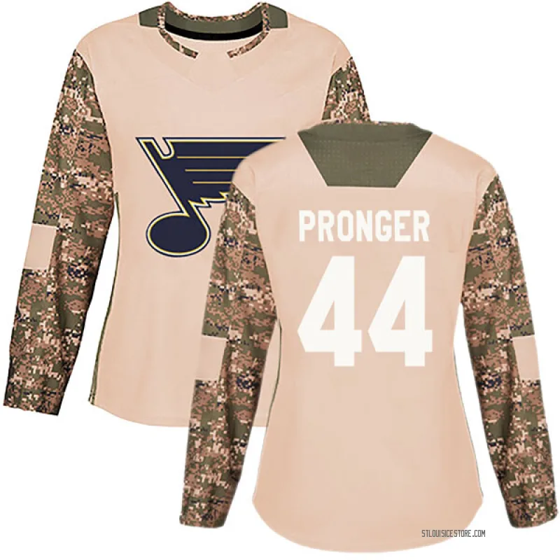 Camo Women's Chris Pronger St. Louis Blues Authentic Veterans Day Practice Jersey