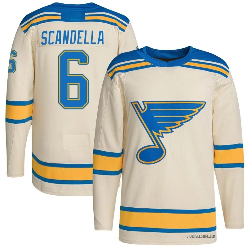 Cream Men's Marco Scandella St. Louis Blues Authentic 2022 Winter Classic Player Jersey