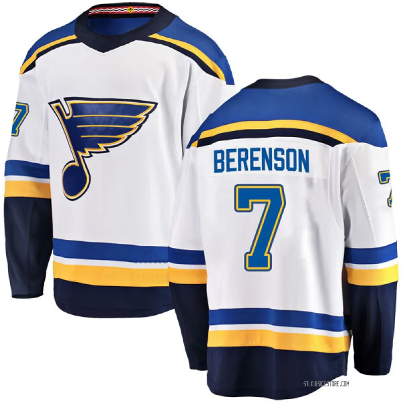 White Men's Red Berenson St. Louis Blues Breakaway Away Jersey